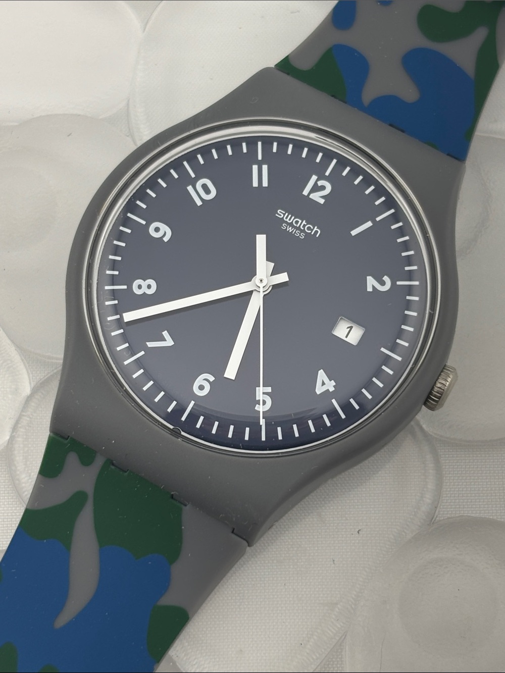 Swatch Watch - SUOM400 - CAMOUGREEN
